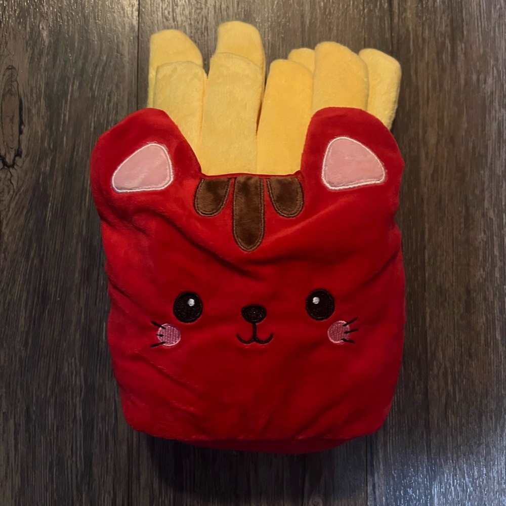 NEVER USED: small French Fry Plush Pillow. Smoke free/pet free home